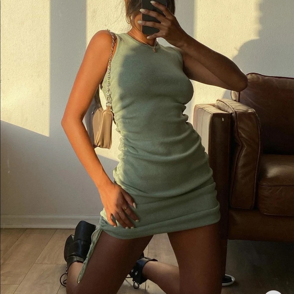 Mini Dress Sage